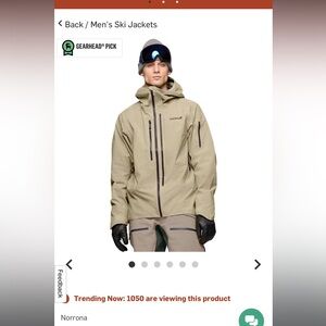 Norrona Lofoten Gore-Tex Pro Jacket medium Winter Twig